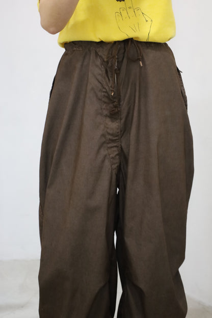 E813 / 1990's USARMY snow pants brownoverdye