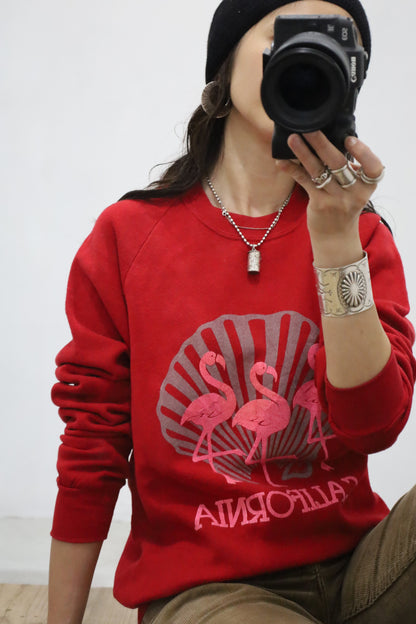 B1007 / 1990's UNKNOWN print sweat