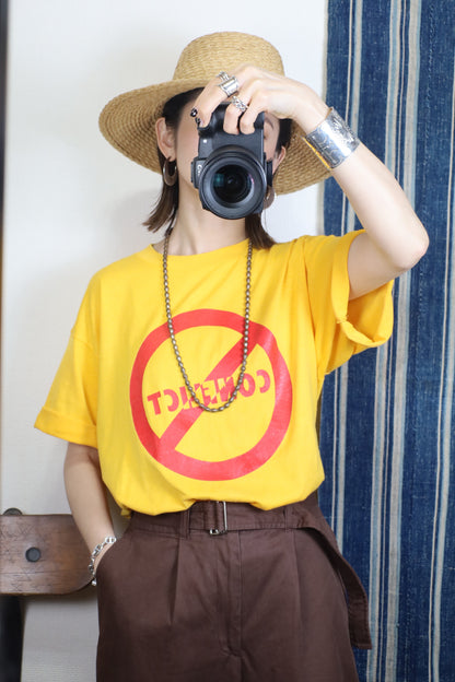 317 / 1990’s OLD TEE JERZEES CONFLICT LOGO