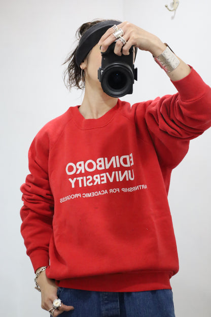 B1040 / 1990's FRUITS OF THE LOOM print sweat