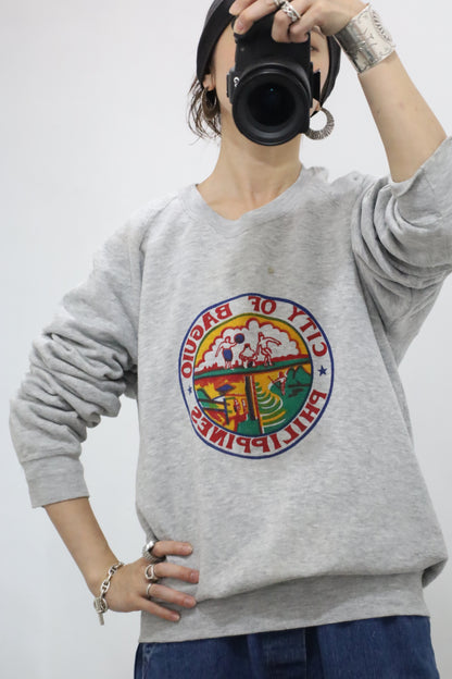 774 / 1990's UNKNOWN print sweat
