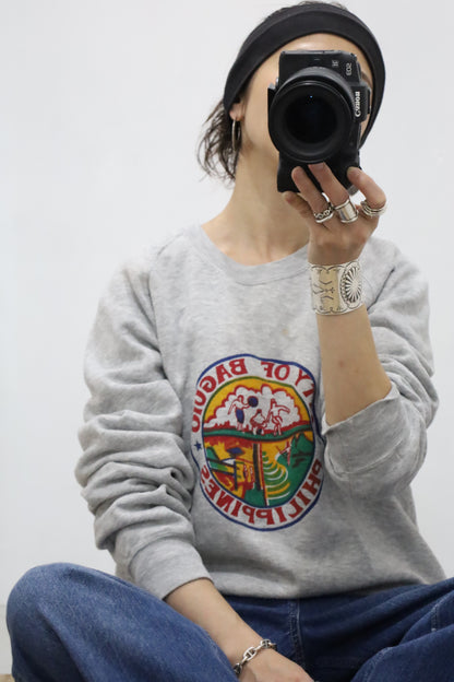 774 / 1990's UNKNOWN print sweat