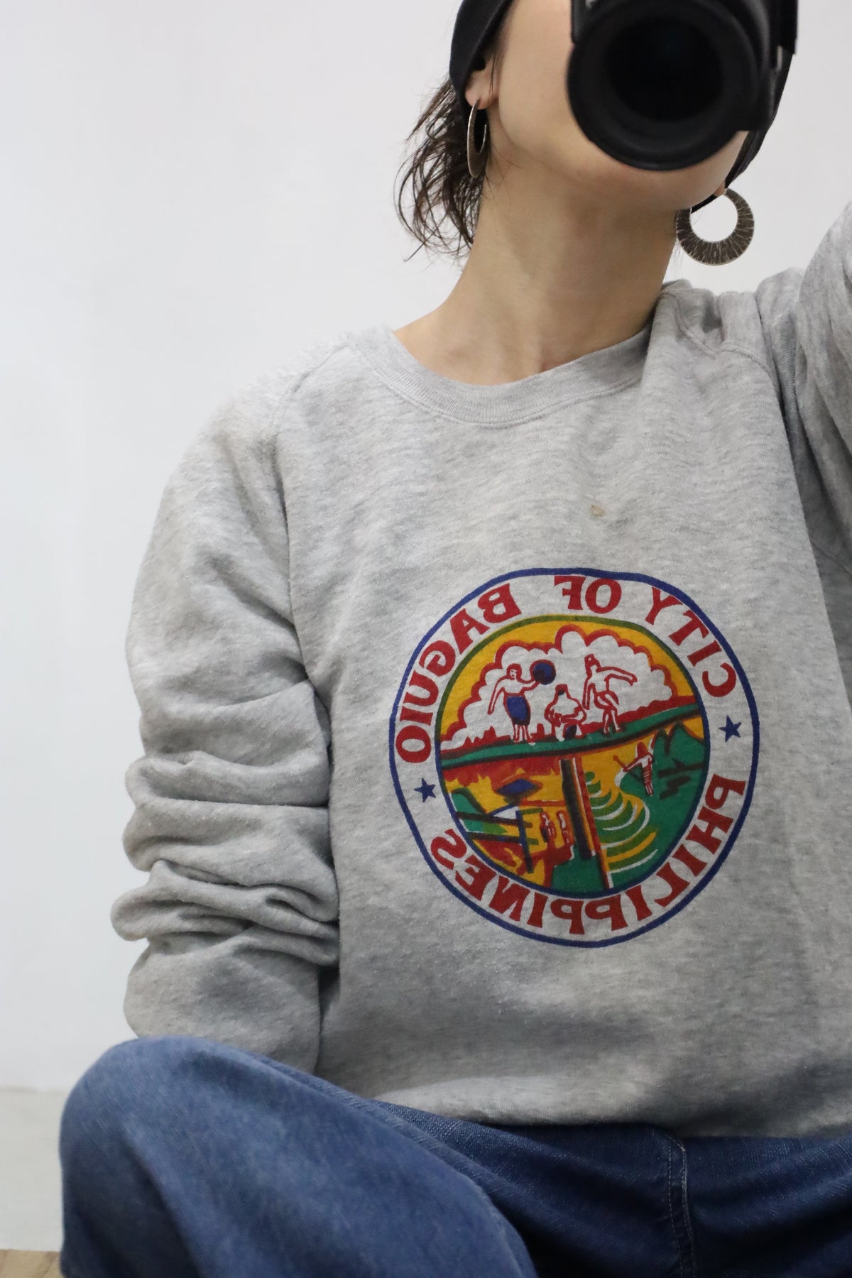 774 / 1990's UNKNOWN print sweat