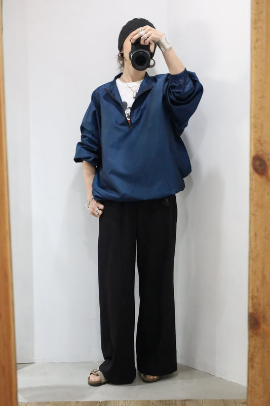 A862 / 1990's SURF STYLE half zip nylon jacket
