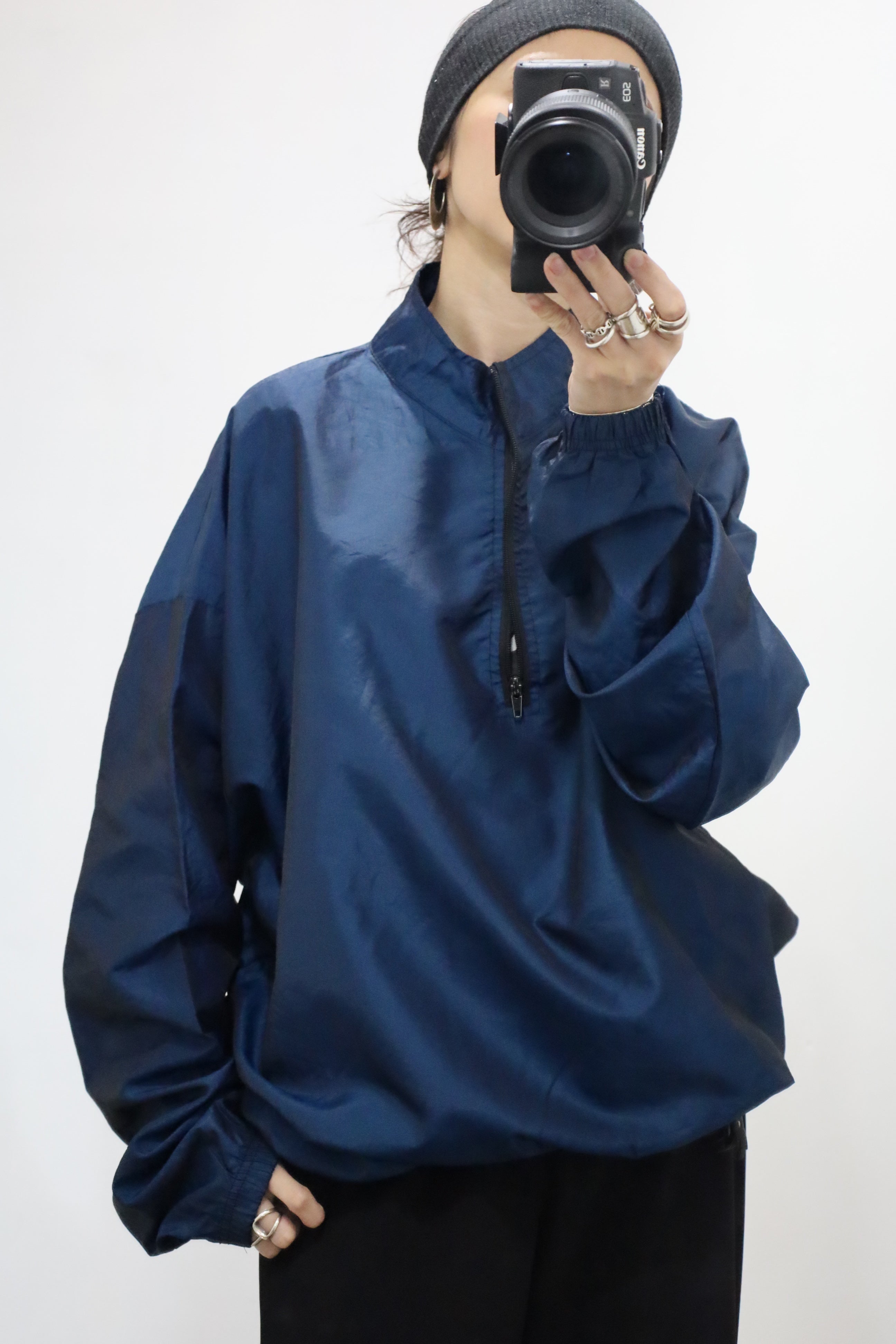 A862 / 1990's SURF STYLE half zip nylon jacket – HOWIE CLOTHING