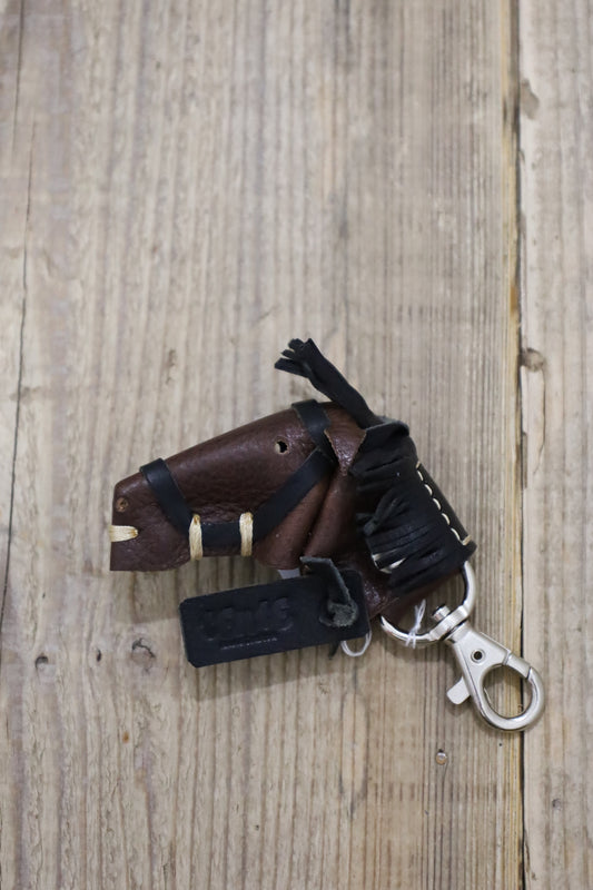 tente horse key holder (brown×black)