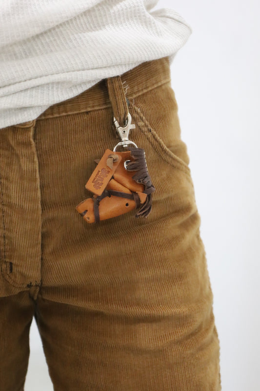 tente horse key holder (camel×brown)