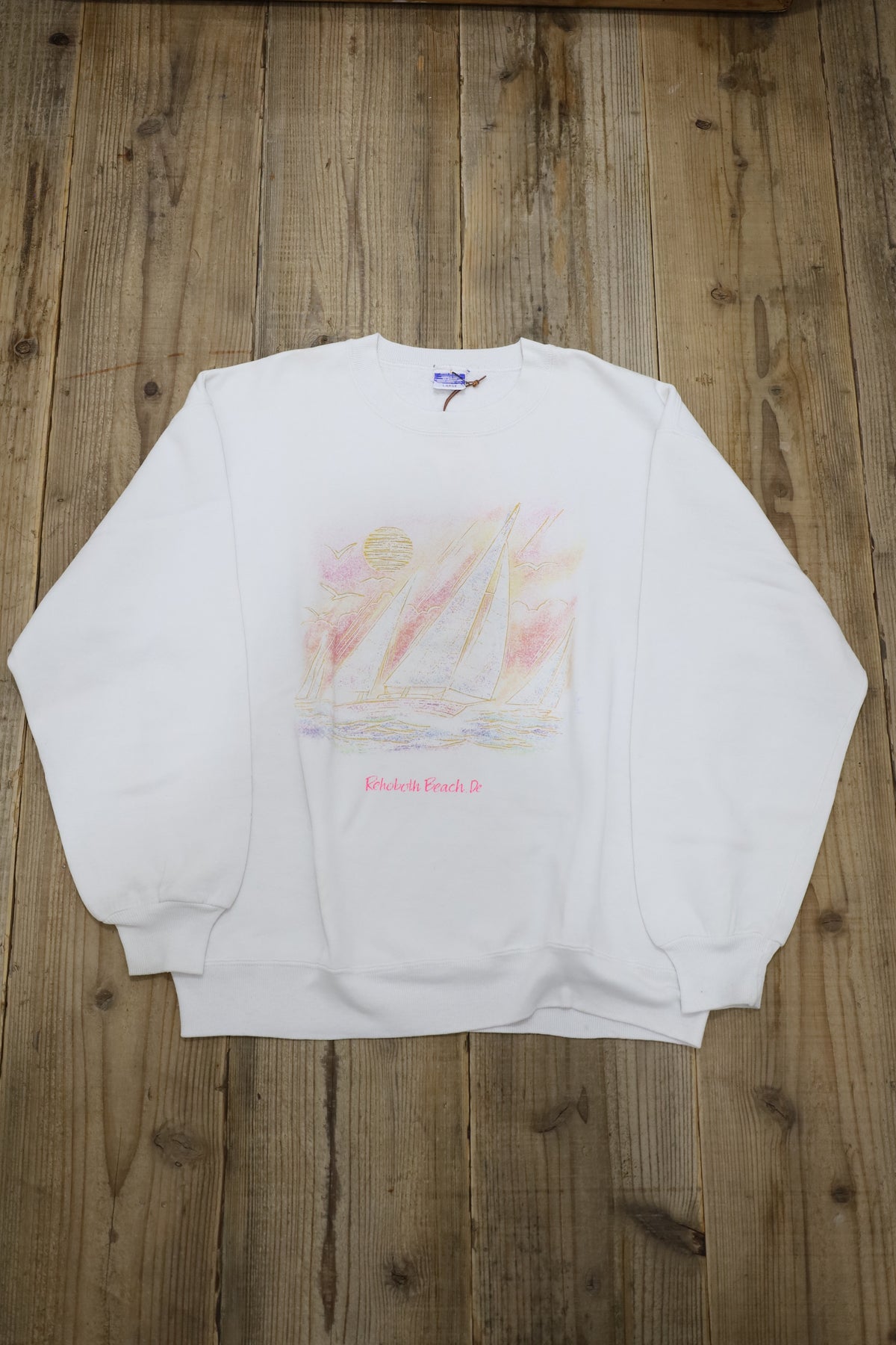 B1018 / 1990's UNKNOWN print sweat