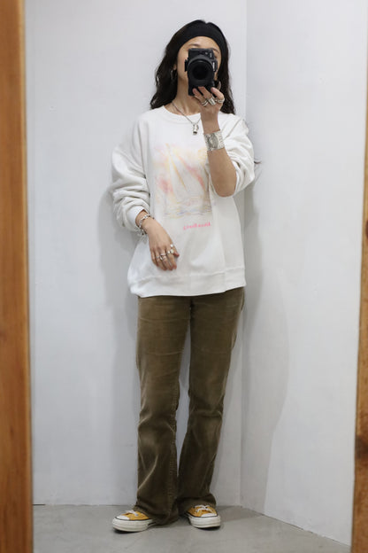 B1018 / 1990's UNKNOWN print sweat