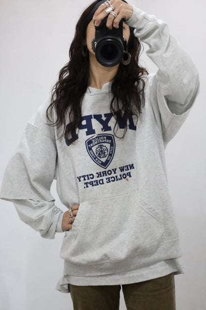 D326 / 1990's UNKNOWN NYPD short sleeve remake sweat