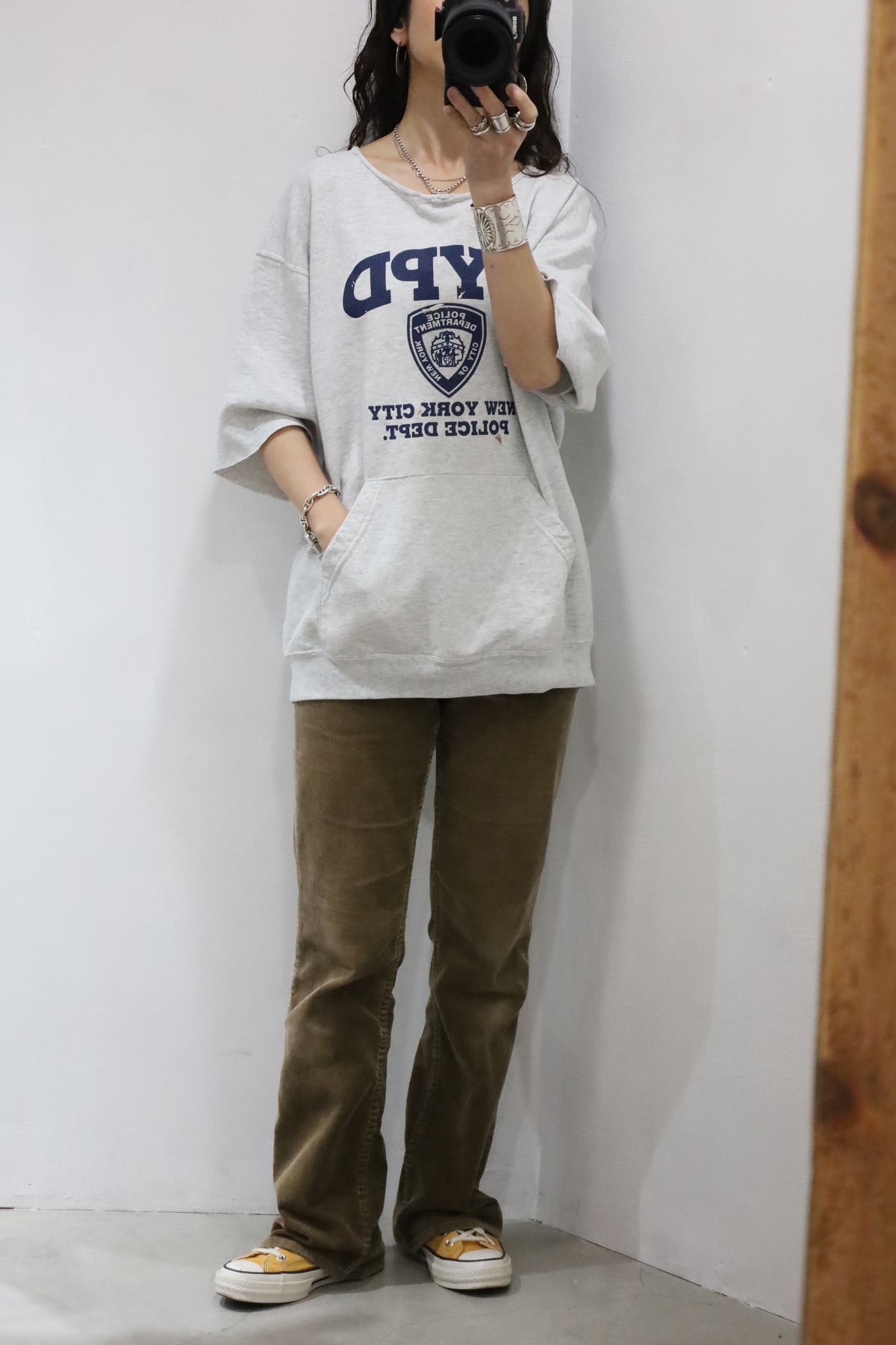 D326 / 1990's UNKNOWN NYPD short sleeve remake sweat