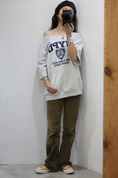 D326 / 1990's UNKNOWN NYPD short sleeve remake sweat
