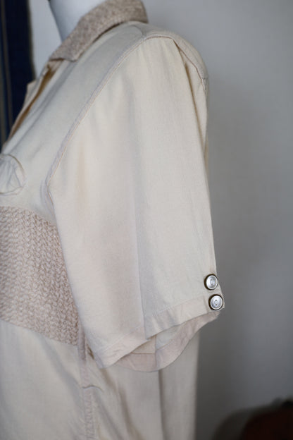 440 / 1960's Vintage Berma rayon Bowling Shirts