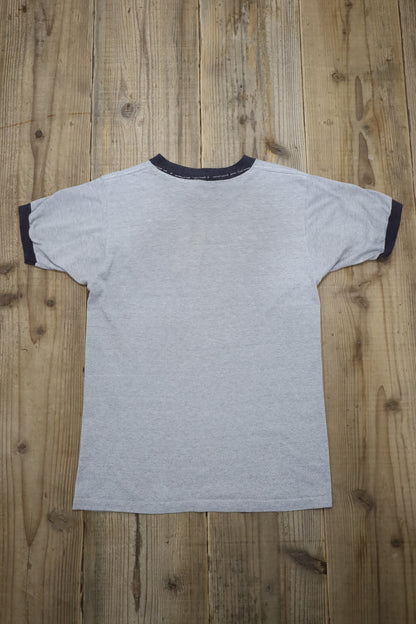 8 / UNKNOWN  1980's  mickey mouse ringer tee