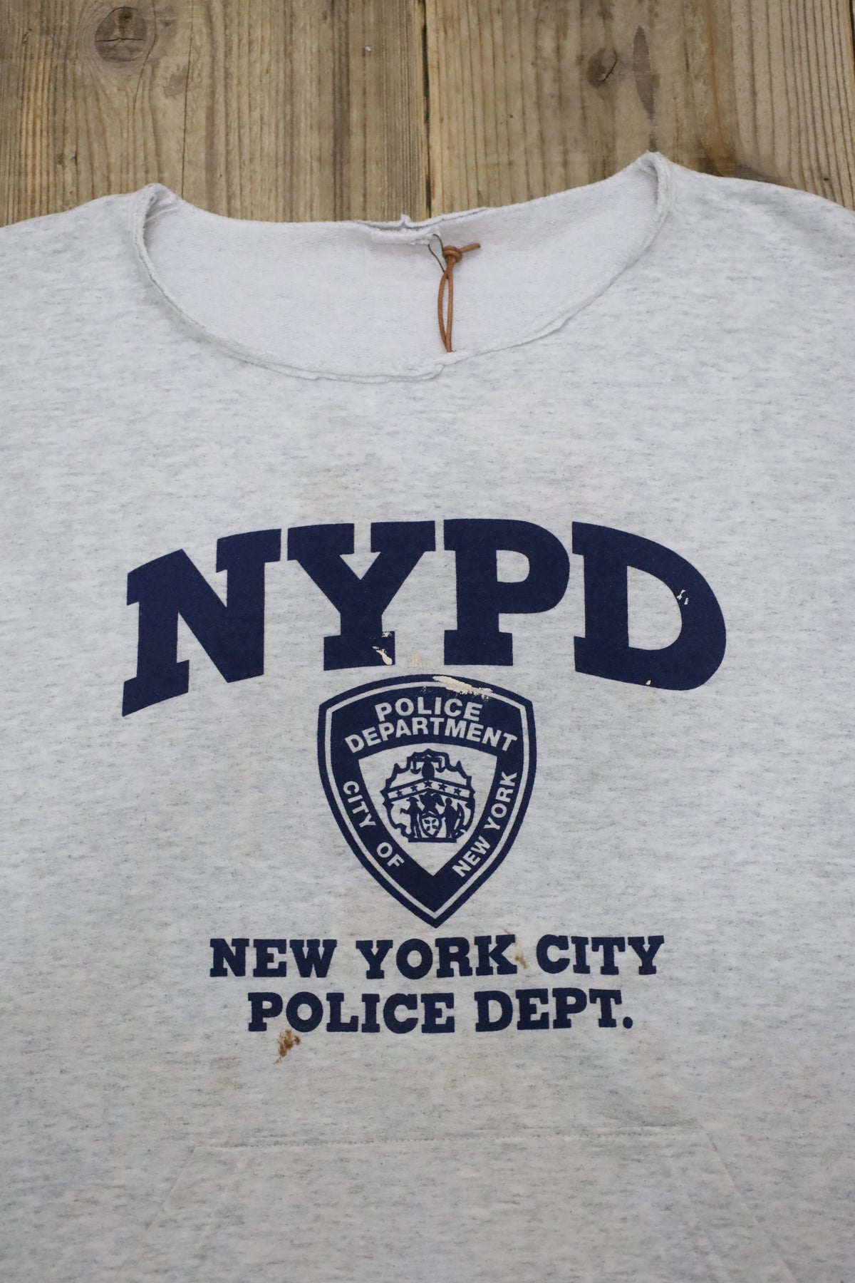 D326 / 1990's UNKNOWN NYPD short sleeve remake sweat