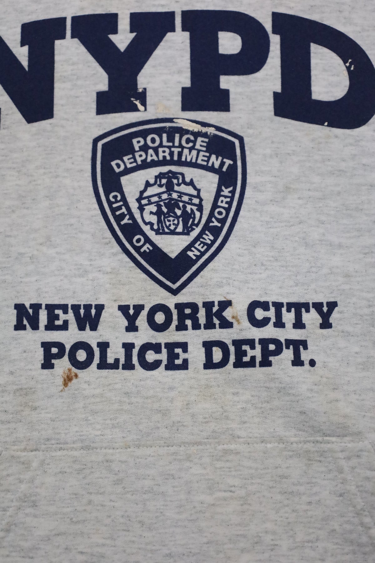 D326 / 1990's UNKNOWN NYPD short sleeve remake sweat