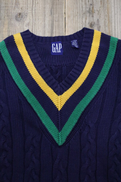 Z116 / 1990's OLD GAP tilden cotton knit