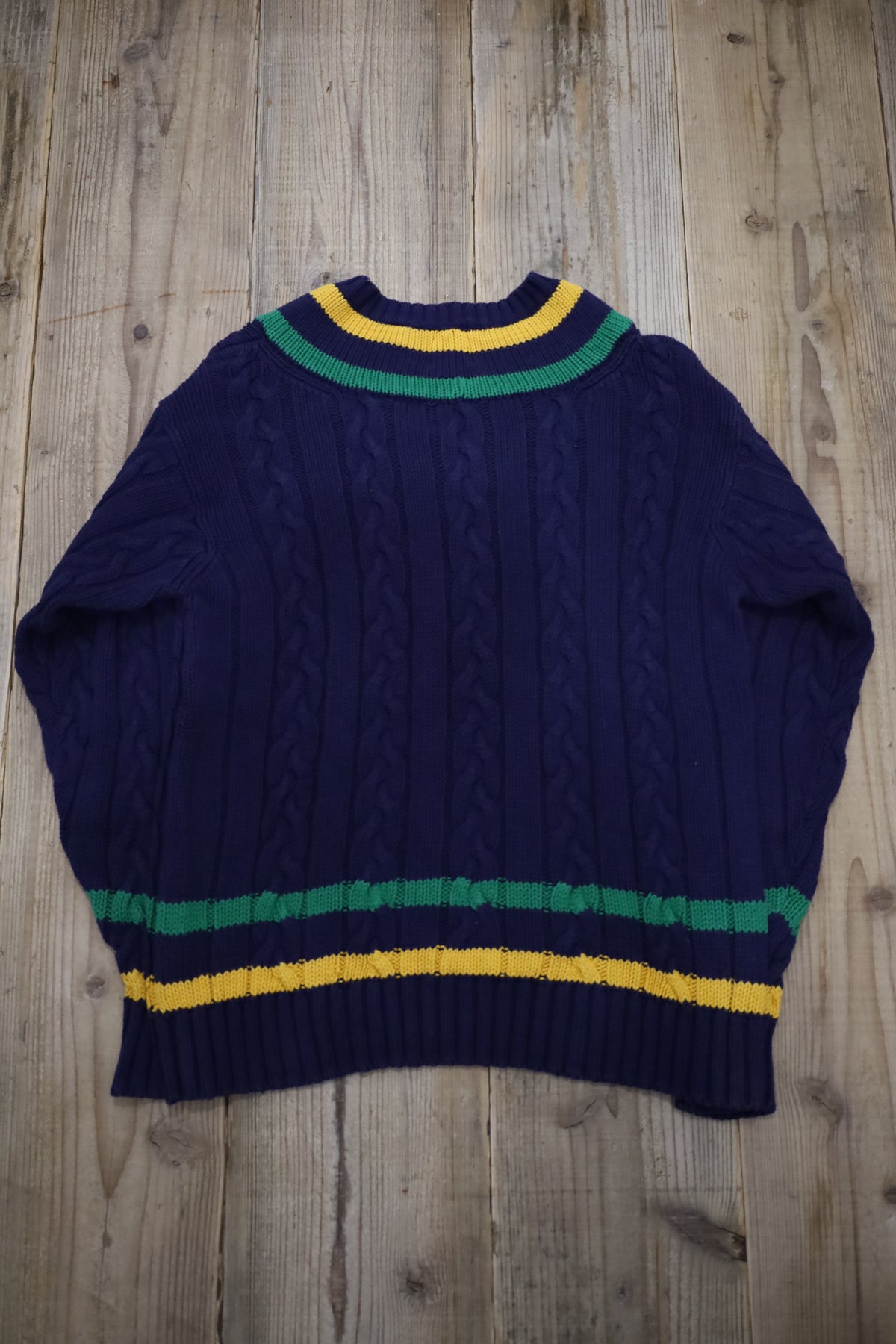 Z116 / 1990's OLD GAP tilden cotton knit