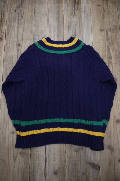 Z116 / 1990's OLD GAP tilden cotton knit