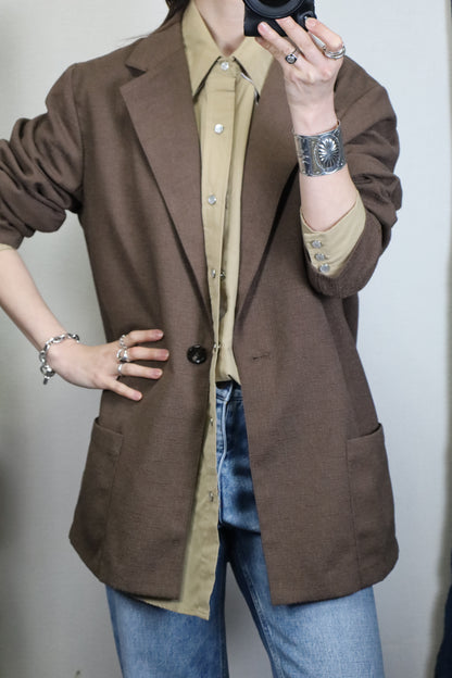A438 / 1990's OLD High Neon Western Shirt