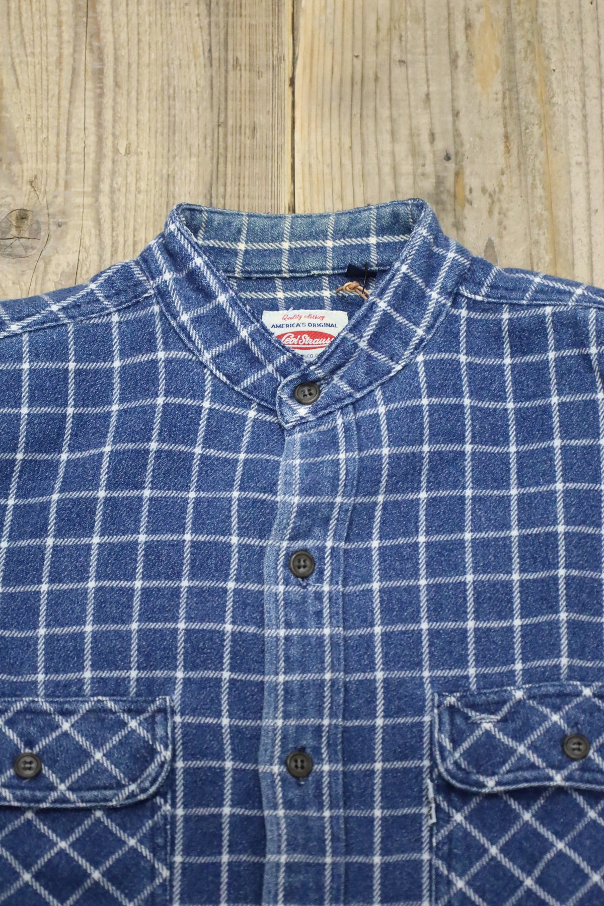 Z371 / 1980's LEVI'S check flannel shirt
