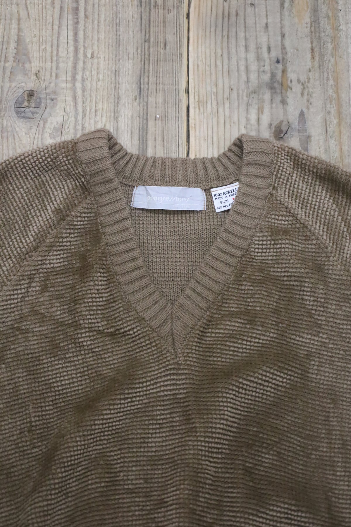C728 / 1990's progression Acryl knit