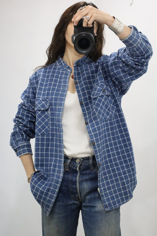 Z371 / 1980's LEVI'S check flannel shirt