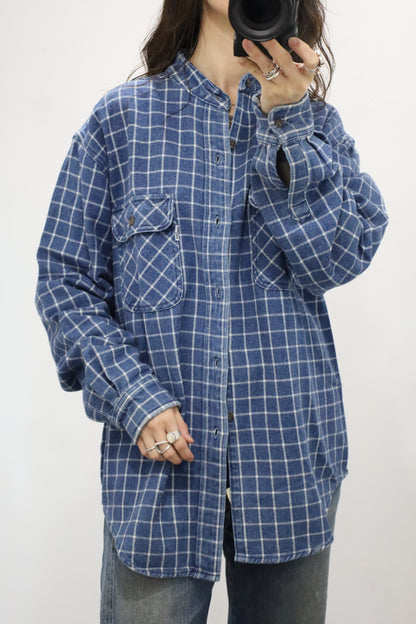 Z371 / 1980's LEVI'S check flannel shirt