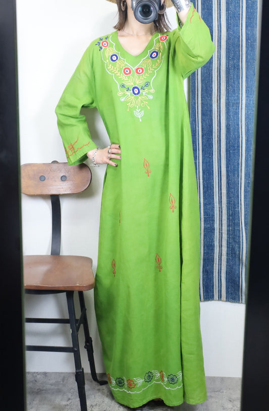 494 / UNKNOWN India Cotton One-piece