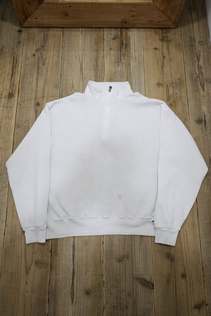 F308 / 1990's RUSSELL ATLETIC half zip sweat