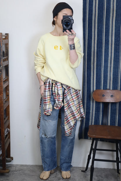 B262 / early2000's Hanesraglan painting sleeve  Sweat