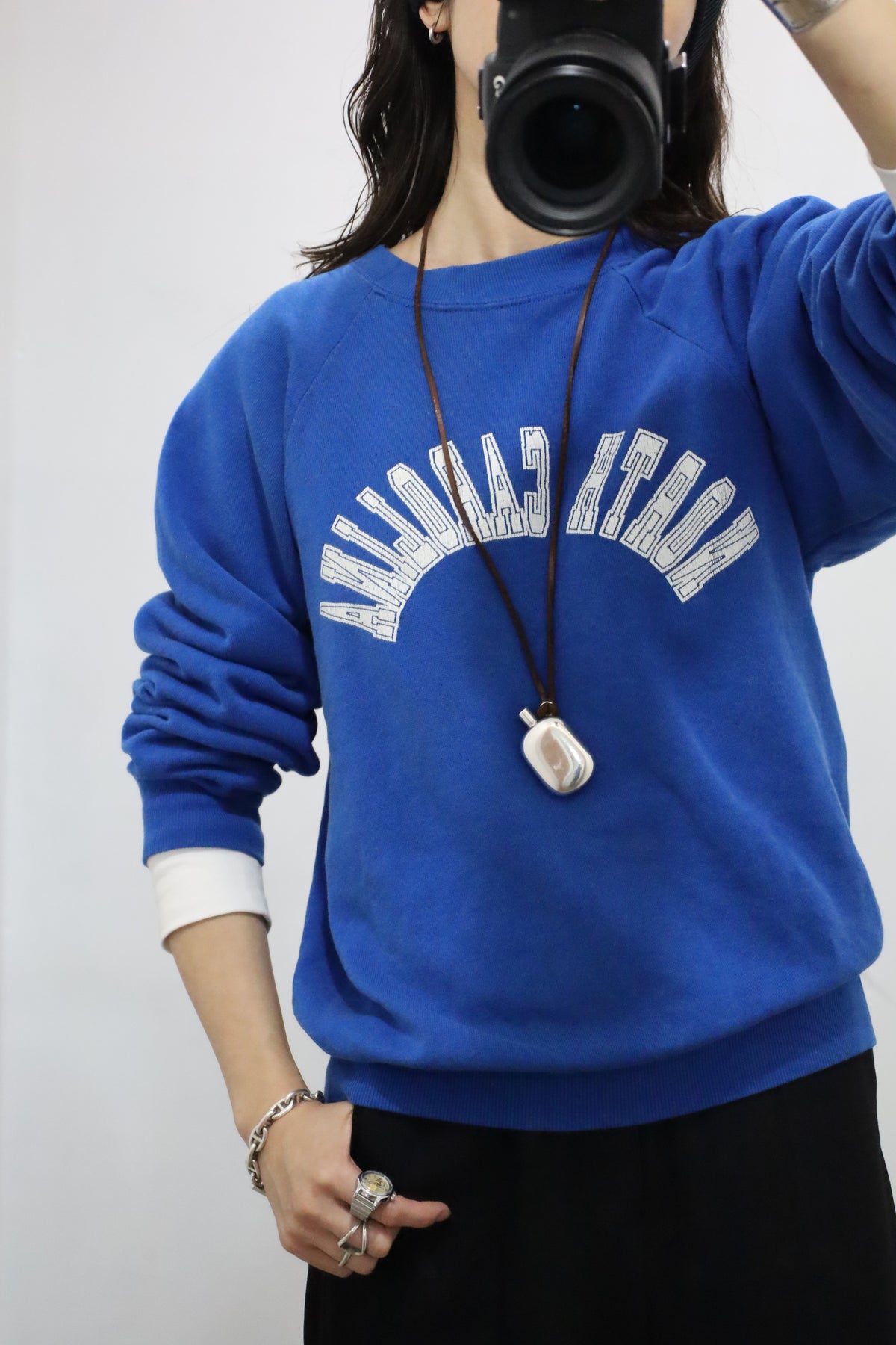 C460 / 1980's UNKNOWN NORTH CAROLINA print sweat