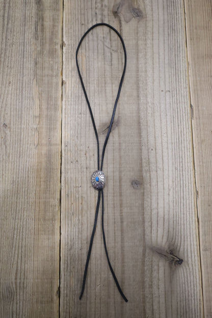 SILVER925 leather necklace