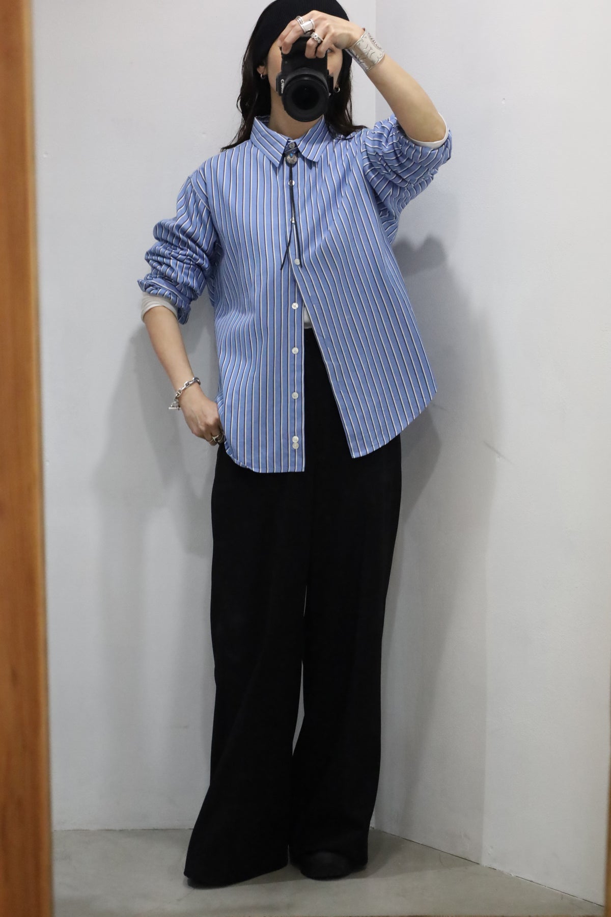 C482 / early 2000's LAND'S END stripe shirt