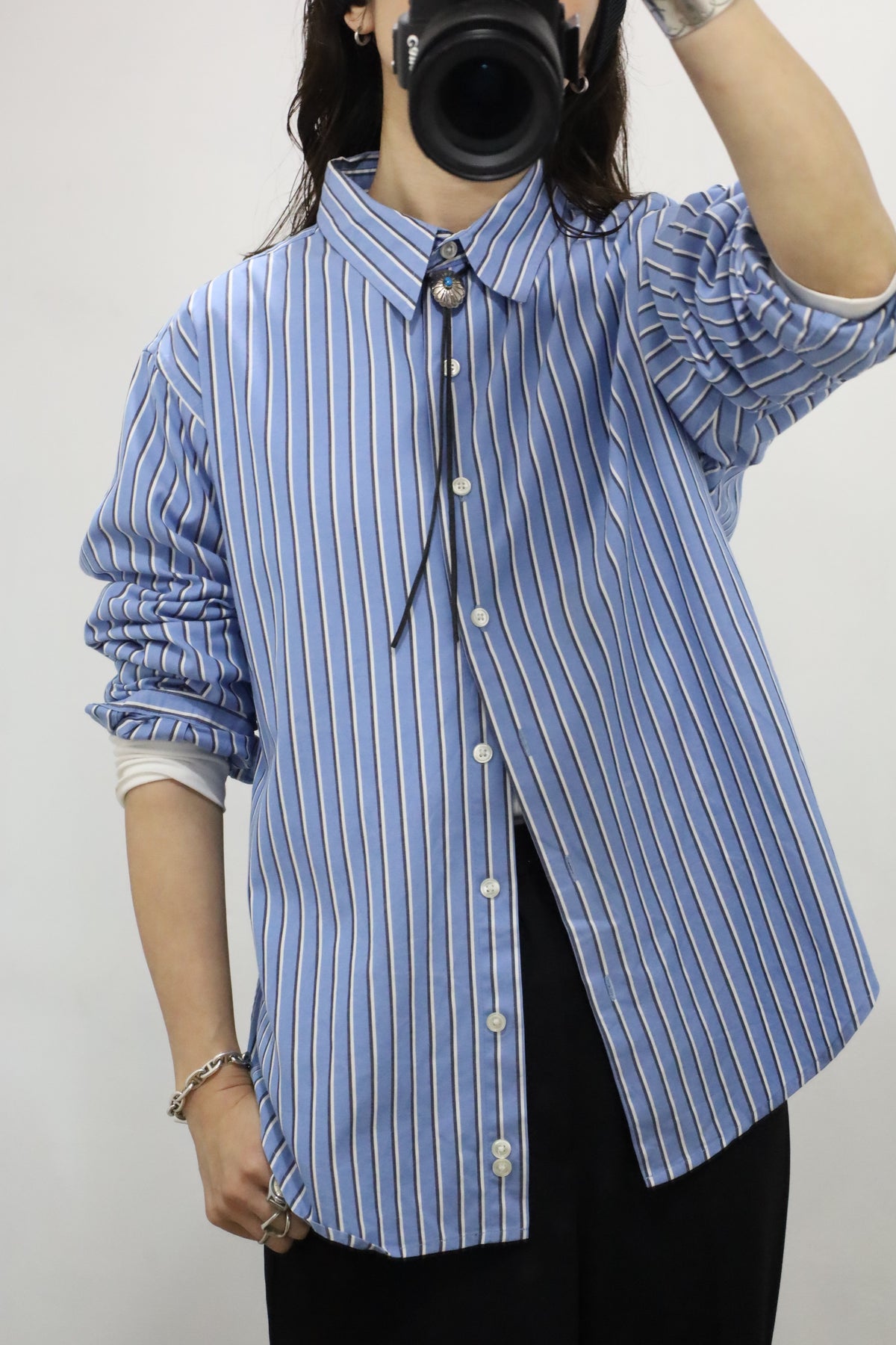 C482 / early 2000's LAND'S END stripe shirt