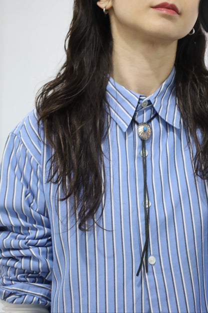 SILVER925 leather necklace