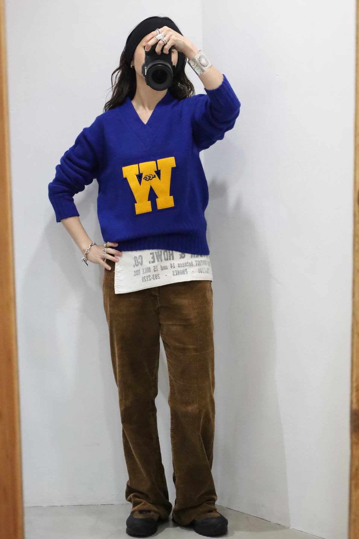 Z478 / 1980's OLD AMF Lettered Knit