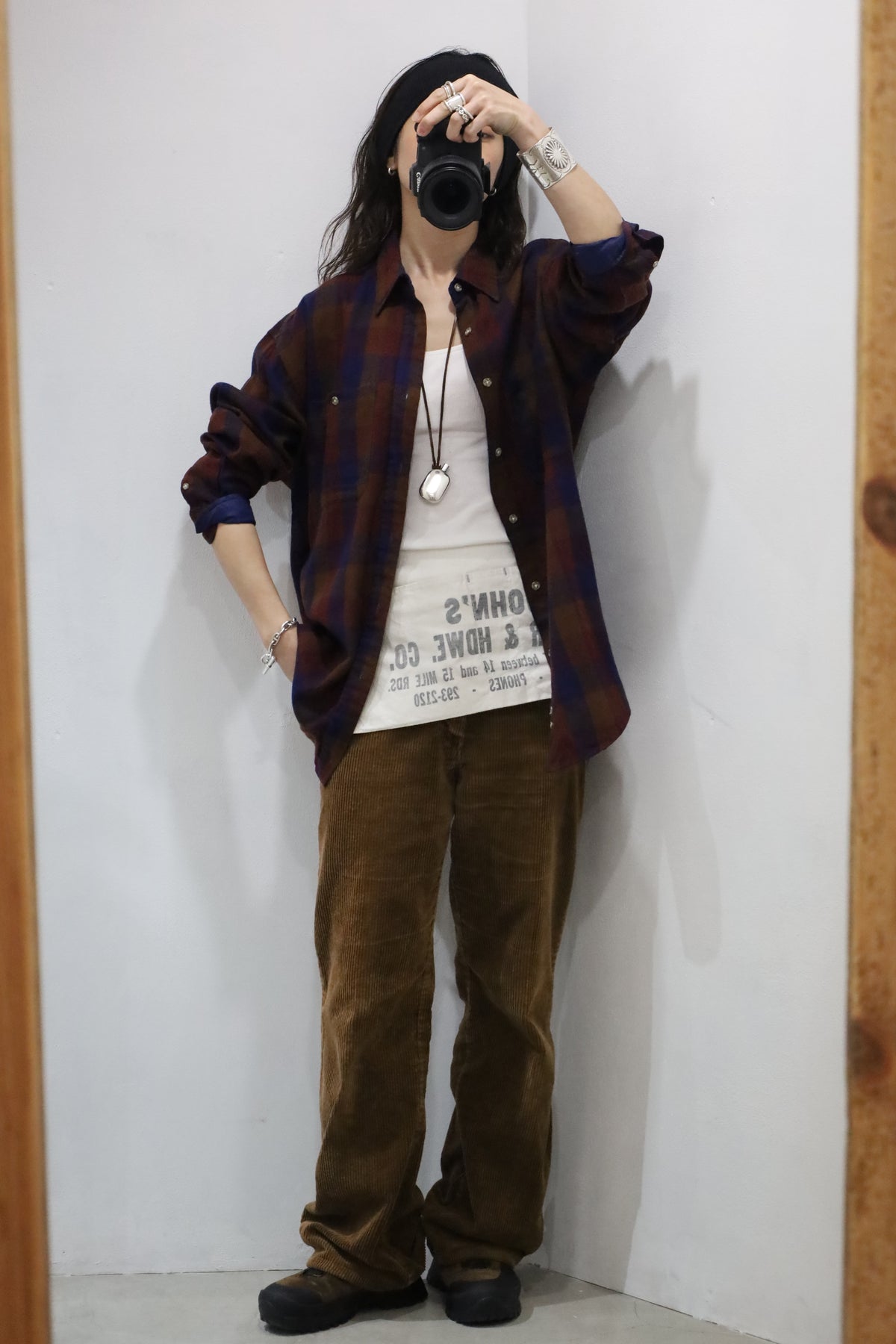 F427 / 1990's speciality collection check shirt