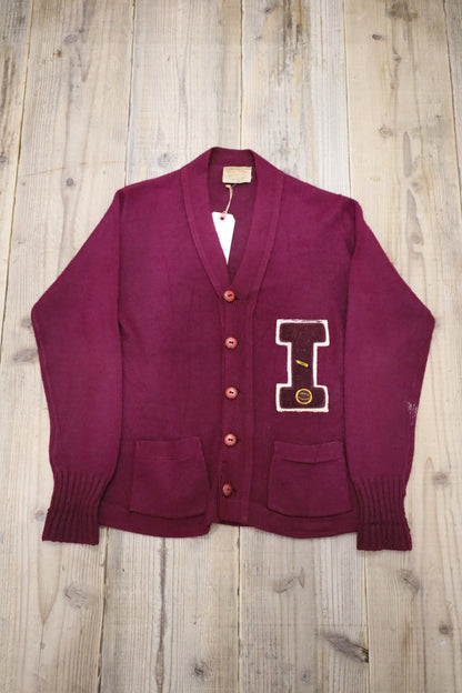 47 / 1960's Vintage EAST-TENN lettered cardigan