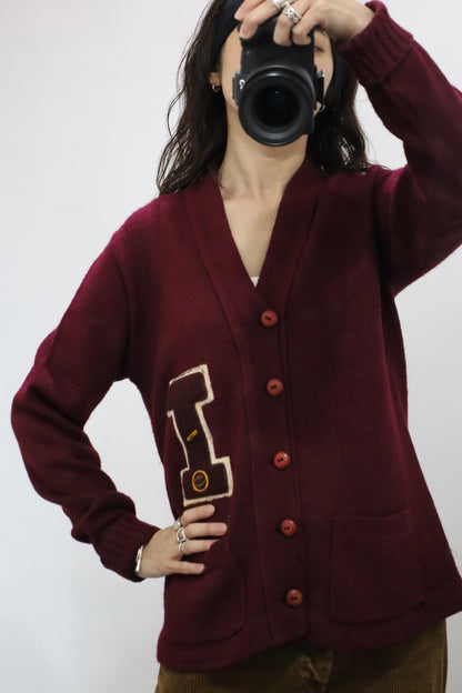 47 / 1960's Vintage EAST-TENN lettered cardigan
