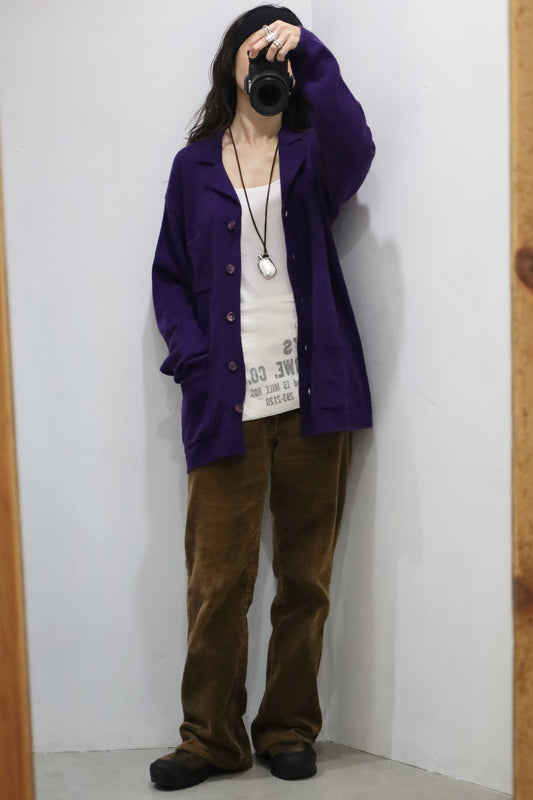 759 / 1990's KAREN SCOTI Acryl×wool cardigan