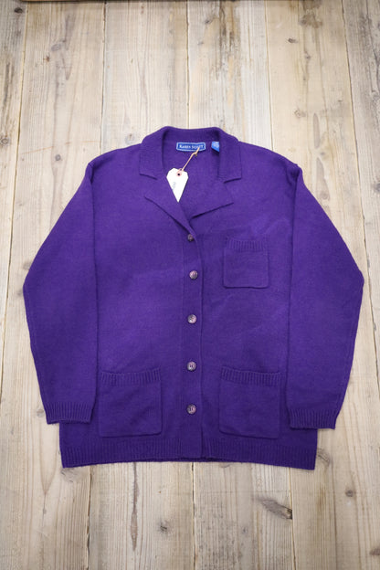 759 / 1990's KAREN SCOTI Acryl×wool cardigan
