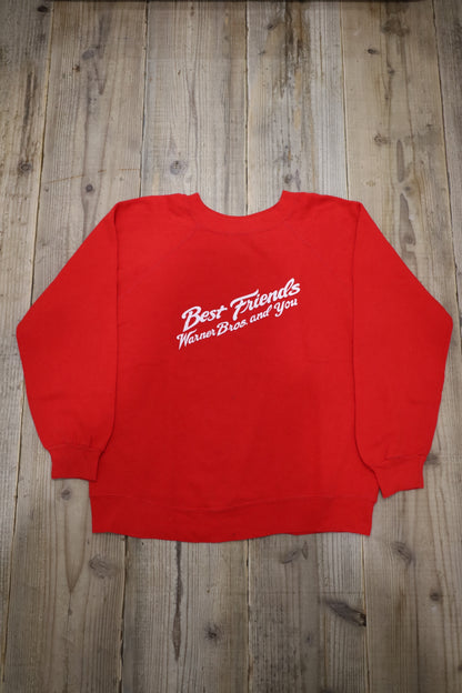 7 / 1990's UNKNOWN best friend print sweat