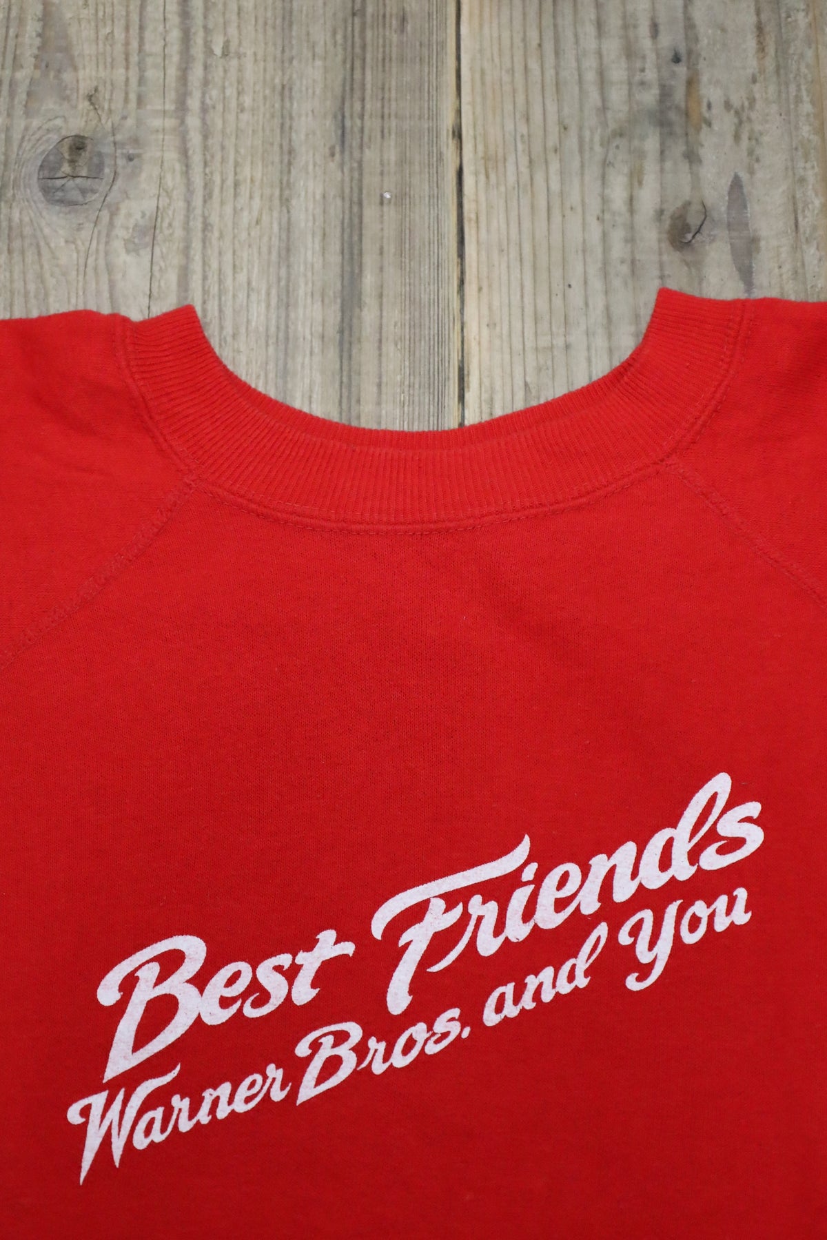 7 / 1990's UNKNOWN best friend print sweat
