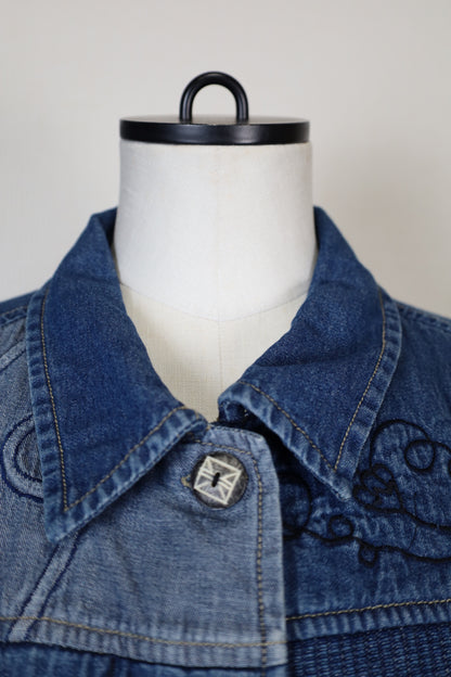 A261 / early2000's dressbarn design denim vest