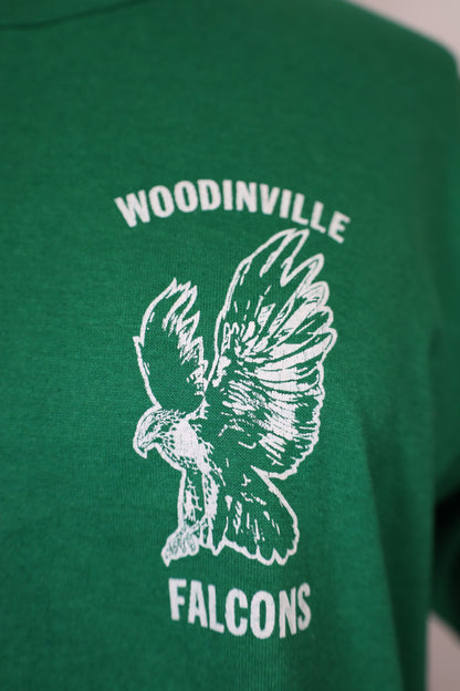 A339 / 1980's sports wear woodi nvill falcons tee