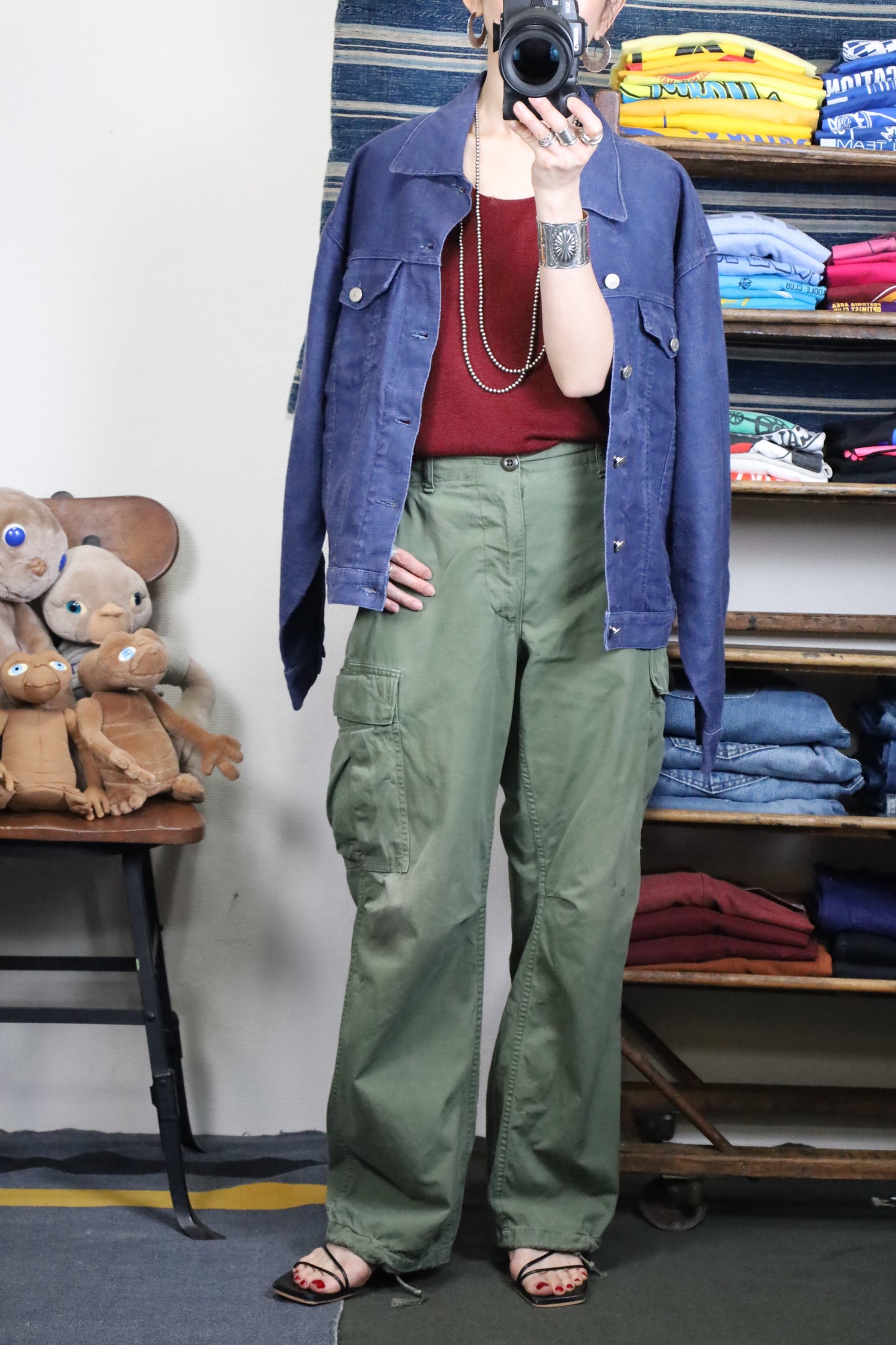 Z610 / 1990's MACHOPE linen jacket
