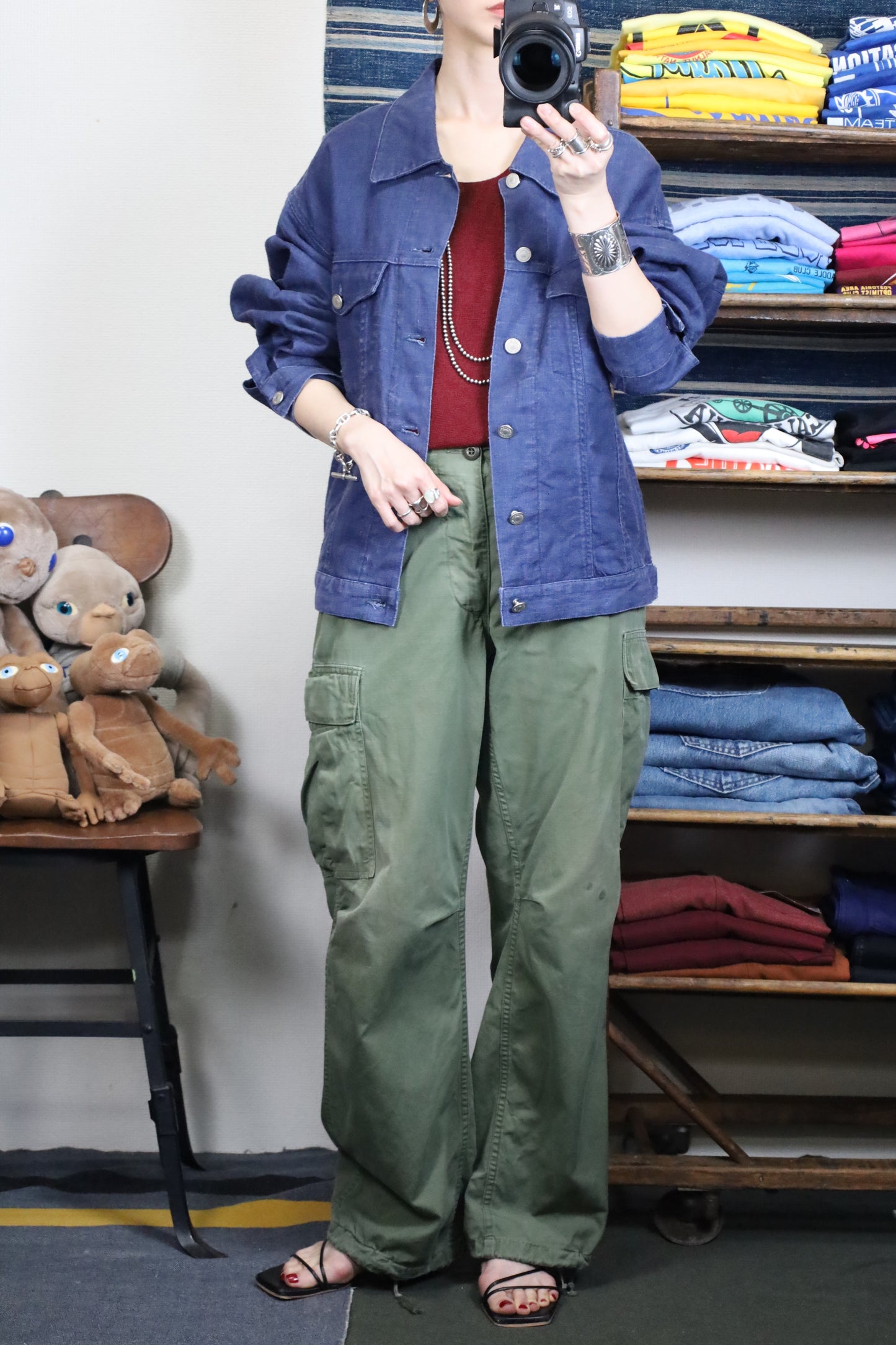 Z610 / 1990's MACHOPE linen jacket