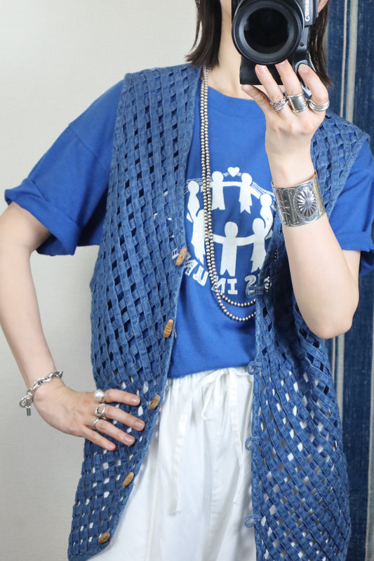 A236 / 1980's sportwear SINGLES IN UNITY TEE