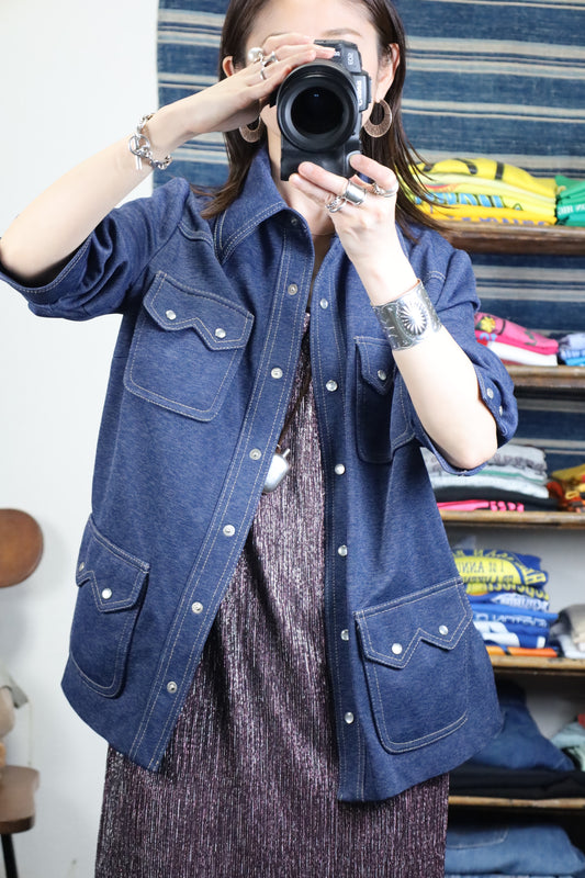 Z208 / 1980's Butteknit Western shirt